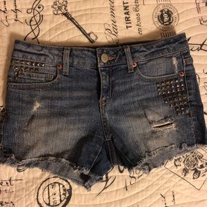 denim shorts